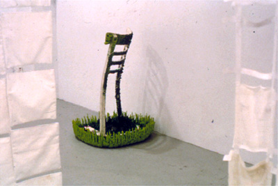 Stride, back view