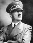 Photo portrait of Hitler in Nazi uniform