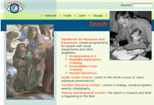 Teach home page